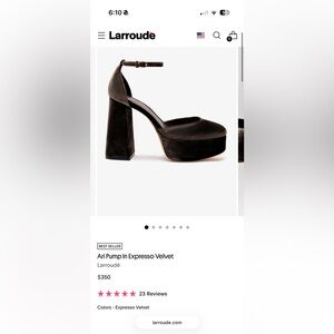 Larroude platform heels